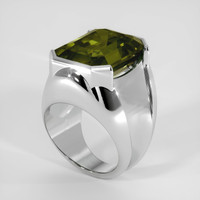 51.30 Ct. Bi Color Sapphire Ring, 14K White Gold 2