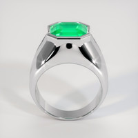 5.95 Ct. Emerald Ring, 18K White Gold 3