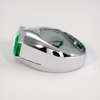 5.95 Ct. Emerald Ring, 18K White Gold 4