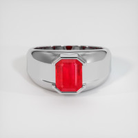 1.91 Ct. Ruby Ring, 18K White Gold 1
