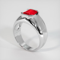 1.91 Ct. Ruby Ring, 18K White Gold 2