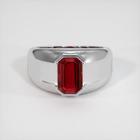 1.98 Ct. Ruby Ring, 18K White Gold 1