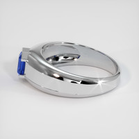 1.03 Ct. Sapphire Ring, 18K White Gold 4