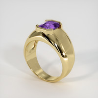 1.46 Ct. Gemstone Ring, 14K Yellow Gold 2