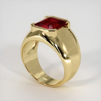 3.41 Ct. Ruby Ring, 14K Yellow Gold 2