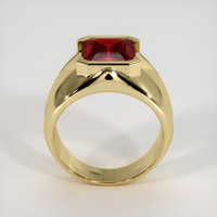 3.41 Ct. Ruby Ring, 14K Yellow Gold 3