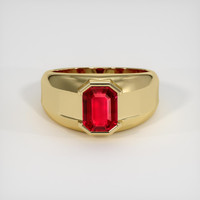 2.01 Ct. Ruby Ring, 14K Yellow Gold 1