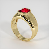 2.01 Ct. Ruby Ring, 14K Yellow Gold 2