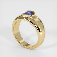 1.05 Ct. Sapphire Ring, 14K Yellow Gold 2