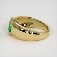 1.46 Ct. Emerald Ring, 18K Yellow Gold 4