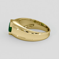 2.17 Ct. Emerald Ring, 18K Yellow Gold 4