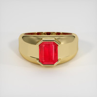 1.91 Ct. Ruby Ring, 18K Yellow Gold 1