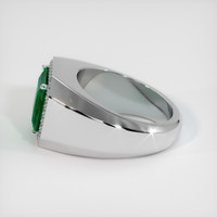 6.64 Ct. Emerald   Ring, Platinum 950 4