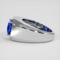 4.08 Ct. Blue Sapphire Ring, Platinum 950 4