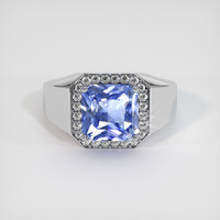 4.08 Ct. Sapphire Ring, Platinum 950 1