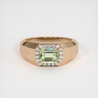 2.05 Ct. Sapphire Ring, 18K Rose Gold 1