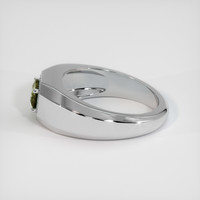 0.97 Ct. Yellowish Green Sapphire Ring, 10K White Gold 4