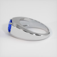 1.70 Ct. Blue Sapphire Ring, 14K White Gold 4