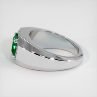 2.57 Ct. Emerald Ring, 18K White Gold 4