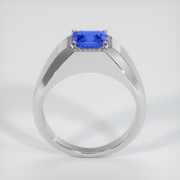 1.70 Ct. Blue Sapphire Ring, 18K White Gold 3