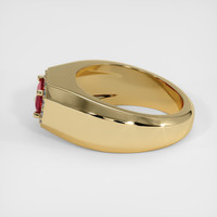 0.48 Ct. Ruby Ring, 14K Yellow Gold 4