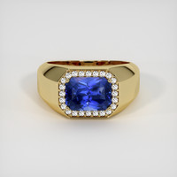6.58 Ct. Sapphire Ring, 14K Yellow Gold 1
