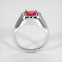 1.02 Ct. Reddish Pink Sapphire Ring, Platinum 950 3