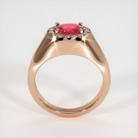 1.02 Ct. Reddish Pink Sapphire Ring, 14K Rose Gold 3