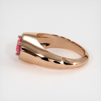 1.02 Ct. Reddish Pink Sapphire Ring, 14K Rose Gold 4