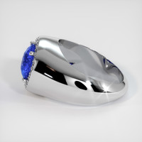 2.65 Ct. Sapphire Ring, 18K White Gold 4
