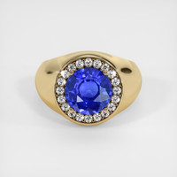 2.65 Ct. Sapphire Ring, 14K Yellow Gold 1