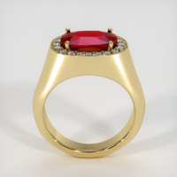 3.07 Ct. Ruby   Ring - 14K Yellow Gold 3