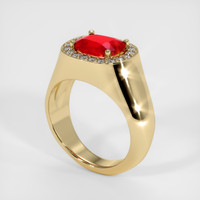1.50 Ct. Ruby   Ring - 14K Yellow Gold 2