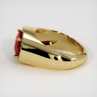3.07 Ct. Ruby Ring, 18K Yellow Gold 4