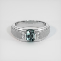 0.89 Ct. Gemstone Ring, Platinum 950 1