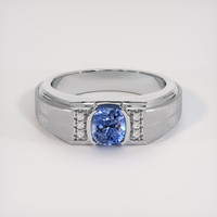 2.24 Ct. Blue Sapphire Ring, Platinum 950 1