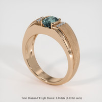 0.89 Ct. Gemstone Ring, 14K Rose Gold 2