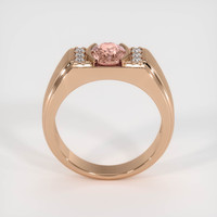 1.09 Ct. Padparadscha Sapphire Ring, 14K Rose Gold 3