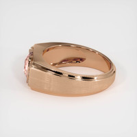 1.09 Ct. Padparadscha Sapphire Ring, 18K Rose Gold 4