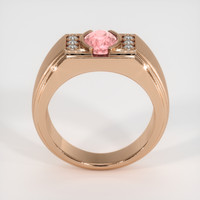 1.12 Ct. Padparadscha Sapphire Ring, 18K Rose Gold 3