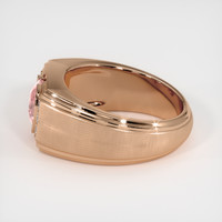 1.12 Ct. Padparadscha Sapphire Ring, 18K Rose Gold 4