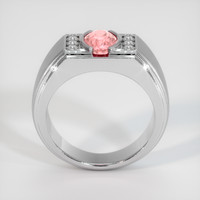 1.12 Ct. Padparadscha Sapphire Ring, 14K White Gold 3
