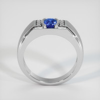 0.75 Ct. Sapphire Ring, 14K White Gold 3