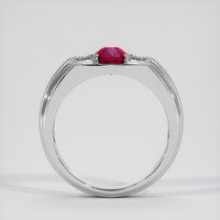 5.10 Ct. Ruby Ring, 18K White Gold 3