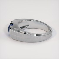 2.24 Ct. Blue Sapphire Ring, 18K White Gold 4