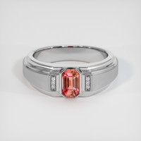 1.13 Ct. Sapphire Ring, 14K White Gold 1