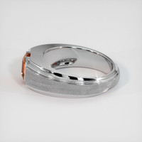 1.54 Ct. Padparadscha Sapphire Ring, 14K White Gold 4