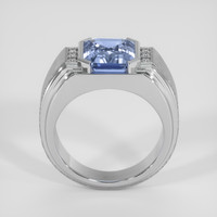 3.99 Ct. Violet Sapphire Ring, 18K White Gold 3