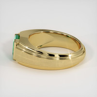 1.35 Ct. Emerald Ring, 18K Yellow Gold 4
