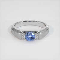 1.30 Ct. Sapphire Ring, Platinum 950 1